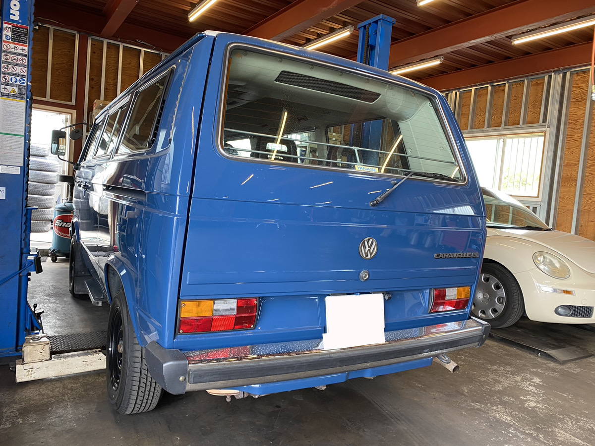 ヴァナゴン T3 コイルスプリング 純正WESTFALIA 2WDより取り外し